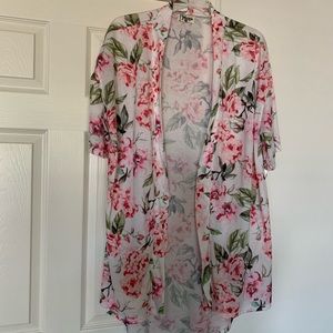 Show Me Your MuMu Women's Brie Gardens of Bloom Kimono Duster Robe, One Size